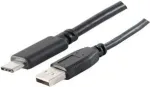 USB laidas ShiverPeaks BS77143-3.0 3m USB-C USB-A juodas