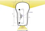 LED Neon Flex 230V plonas EUROLITE 100 cm neutrali balta