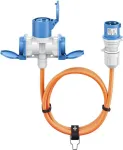 Goobay CEE adapterinis laidas CEE ki&scaron;tukas į 1x CEE movą ir 2x įžemintą ki&scaron;tukinę movą 5 (76265)