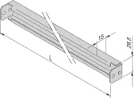 Schroff C-RAIL 600 LG (2 vnt.) (23130333)