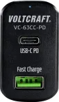Automobilinis USB įkroviklis VOLTCRAFT VC-63CC-PD, 2x USB-A + USB-C, USB-PD, 3 A