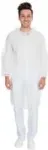 HYGOSTAR ECO HYGOBASE vienkartinis lankytojų chalatas, baltas, XXXL, 10 vnt.