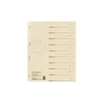 Skirstytuvų aplankas Herlitz 10840205 Bež spalvos kartoninis A4