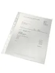 Leitz Recycle A4 ki&scaron;enė, 210 x 297 mm (A4), skaidri, polipropilenas (PP), portretinė, 80 g/m&sup2;, 0,1 mm
