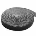 Techly Velcro kabelių tvarkymo ritinys 10m, plotis 20mm, juoda