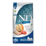 FARMINA N&D Ocean Dog Salmon, Cod, Cantaloupe, Melon Adult Mini &ndash; sausas &scaron;unų ėdalas &ndash; 7 kg