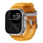 NOMAD Rocky Point Band &ndash; dirželis Apple Watch 46mm/49mm su FKM ir titanu (sol, natūrali apkaustai)