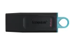 Kingston DataTraveler Exodia 64 GB USB 3.2 Gen 1 raktas, 2 vnt., juodas/žalsvai mėlynas