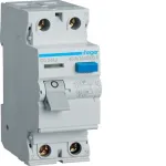 HAGER CD241J liekamosios srovės įtaisas 2P 40A 30mA AC tipo