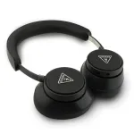 Guess Bluetooth Over-Ear Ausinės ENC Saffiano Triangle Logo Juodos