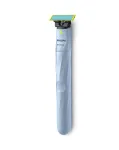 Foil skustuvas Philips Norelco OneBlade QP1324/20 &ndash; belaidis mėlynas skutimosi folija, 30 min veikimo laikas, USB įkrovimas, plaunamas, prisitaikantis prie kontūrų