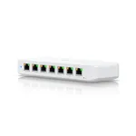 Valdomas komutatorius UBIQUITI USW-Ultra L2, 8x Gigabit PoE prievadai, 7 PoE, 42 W biudžetas, DC/PoE, 16 Gbit/s perjungimas