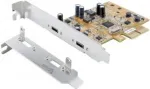 Exsys EX-12003 USB 3.2 Gen 2x2 Type-C PCIe 3.0 x2 adapterio plok&scaron;tė