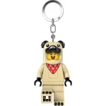 LEGO Minifigures Pug Keychain with LED Light LGL-KE213H