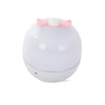 Kiddyz WH-16E Dream Projection naktinė lempa su projekcija (12x12x12 cm) su 6 keičiamais &scaron;ablonais, USB-C įkraunama, balta
