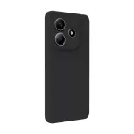 Evelatus Xiaomi Redmi Note 14 Premium Magnetic Soft Touch Silicone Case Black
