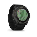 Garmin Enduro 3 GPS i&scaron;manusis laikrodis, 51 mm, Sapphire Solar, Carbon Gray DLC Titanium, juodas UltraFit nailono dirželis