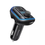 YESIDO Y44 MP3 grotuvas Bluetooth automobilinis įkroviklis, 2 USB, juodas
