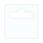 Hurtel Euro Pendant 50x50 mm Premium su gumine lipnia medžiaga 1000 vnt./ritinyje (0,35 mm folija)