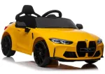LEAN CARS elektrinis automobilis BMW M4 geltonas