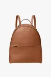 Michael Kors Hudson Backpack Luggage Brown Signature Coated Canvas Women's 35F3G6HB6LLUG