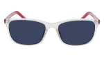 CONVERSE Moteri&scaron;ki akiniai nuo saulės CV506SCHUCK10 - kvadratinis acetatinis rėmelis, UV400 apsauga, 57 mm lę&scaron;iai