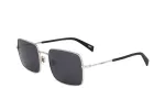 LEVI'S LV-1019-S-IR Unisex Akiniai - Juodas Rėmas, Pilki Lę&scaron;iai, 57mm