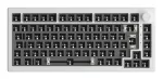 AKKO DIY Barebone Keyboard Kit 75% White Tri-Mode Hot-Swappable