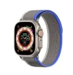 Dux Ducis Sport Velcro Strap for Apple Watch 38/40/41/42mm Grey Blue