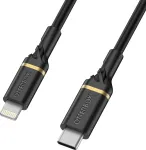 OtterBox Standard USB-C to Lightning kabelis 1m Black Shimmer MFi sertifikuotas 60W PD