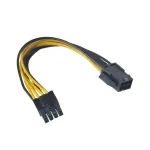 Akasa 6 kontaktų PCIe į 8 kontaktų ATX12V adapterio laidas (AK-CB051)