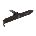 USB laidas Akasa AK-CBUB37-50BK 0,5 m USB 3.2 Gen 2 juodas
