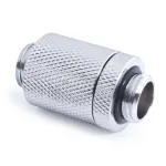 Alphacool ES D-Plug 25,5 mm, G1/4 lauko sriegis į G1/4 lauko sriegį, chromo spalvos