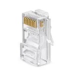 EXTRA DIGITAL RJ45 UTP Cat5e modulinis ki&scaron;tukas (8P8C, 50&micro; auksu dengti kontaktai, 100 vnt.)