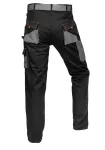 NEO TOOLS 81-238-XS Unisex apsauginės darbo kelnės su sustiprintais keliais, pilka/juoda, XS dydis