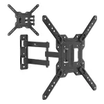 Maclean MC-759 N Fiksuotas TV/monitoriaus laikiklis sienai, 23&ndash;65 inch ekranams, 30 kg, VESA iki 400x400, juodas