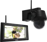 ABUS EasyLook BasicSet PPDF17100 belaidžio vaizdo stebėjimo rinkinys, 4 kanalų su 1 kamera, 2K QHD, 2.4 GHz, 7 colių monitorius, IP66