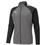 Puma teamLIGA Training vyri&scaron;ki treniruočių mar&scaron;kinėliai su ketvirčio užtrauktuku, Puma Black-Asphalt, dydis L