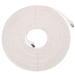 EXTRALINK LAN Patch Cord Cat.8 U/FTP 15m 40G plok&scaron;čias ekranuotas vytos poros laidas, vario laidininkai, baltas