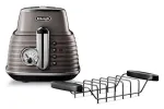 De'Longhi Scultura CTZ2103BG 900 W 2 padėklių skrudintuvas, &scaron;ampano aukso