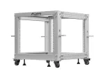 Atviras stovas 19 inch 9U 600x600-1100 reguliuojamas pilkas