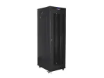 Stovimas 19 inch 42U 800x800 mm juodas perforuotas serverio spintos korpusas su LCD durimis LANBERG (plok&scaron;čioje pakuotėje)