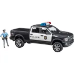 Policijos pikapas BRUDER RAM 2500 Police 02505 &ndash; mastelio modelis, žaidimų transporto priemonė
