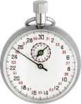 TFA Dostmann Mechaninis chronometras Silver 381021