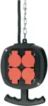 AS SCHWABE pakabinamas skirstytuvas ES2 32A 5 polių CEE su RCD ir 6 lizdais IP44 60973