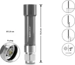 Navilock GNSS antena N jungtis 18 dB aktyvi lauko pilka 10 cm (60738)