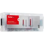 fischer Mini FixTainer - DuoPower kai&scaron;čių ir varžtų rinkinys &Oslash; 4,5/5/6/8 mm 30/40/50/60 (560097)