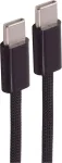 SHIVERPEAKS USB-C įkrovimo kabelis 2.0 240W PD 3.1, pintas tekstilinis, 0,5 m, juodas (BS14-22015)