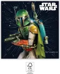 Procos Star Wars dviejų sluoksnių popierinės servetėlės, 20 vnt., 33x33 cm, 93881