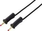 VOLTCRAFT MSB-132 1 m juodas matavimo laidas su 4 mm sukiojamaisiais ki&scaron;tukais VC-18709985